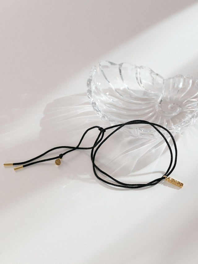 Black Satin Necklace