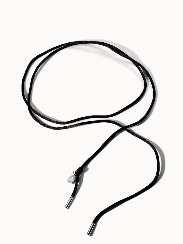 Black Satin Necklace