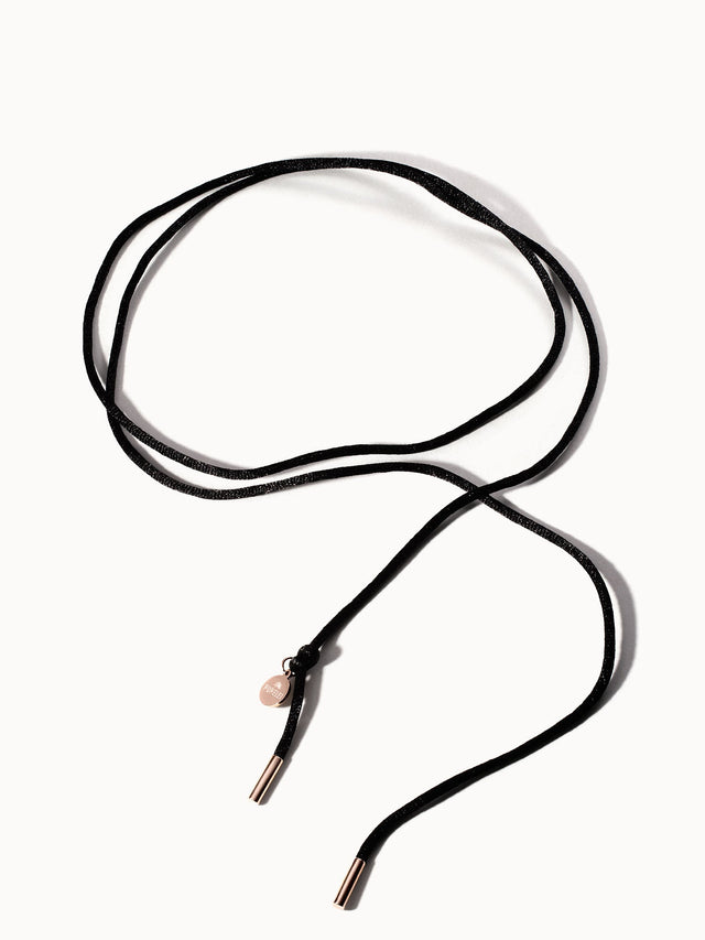 Black Satin Necklace