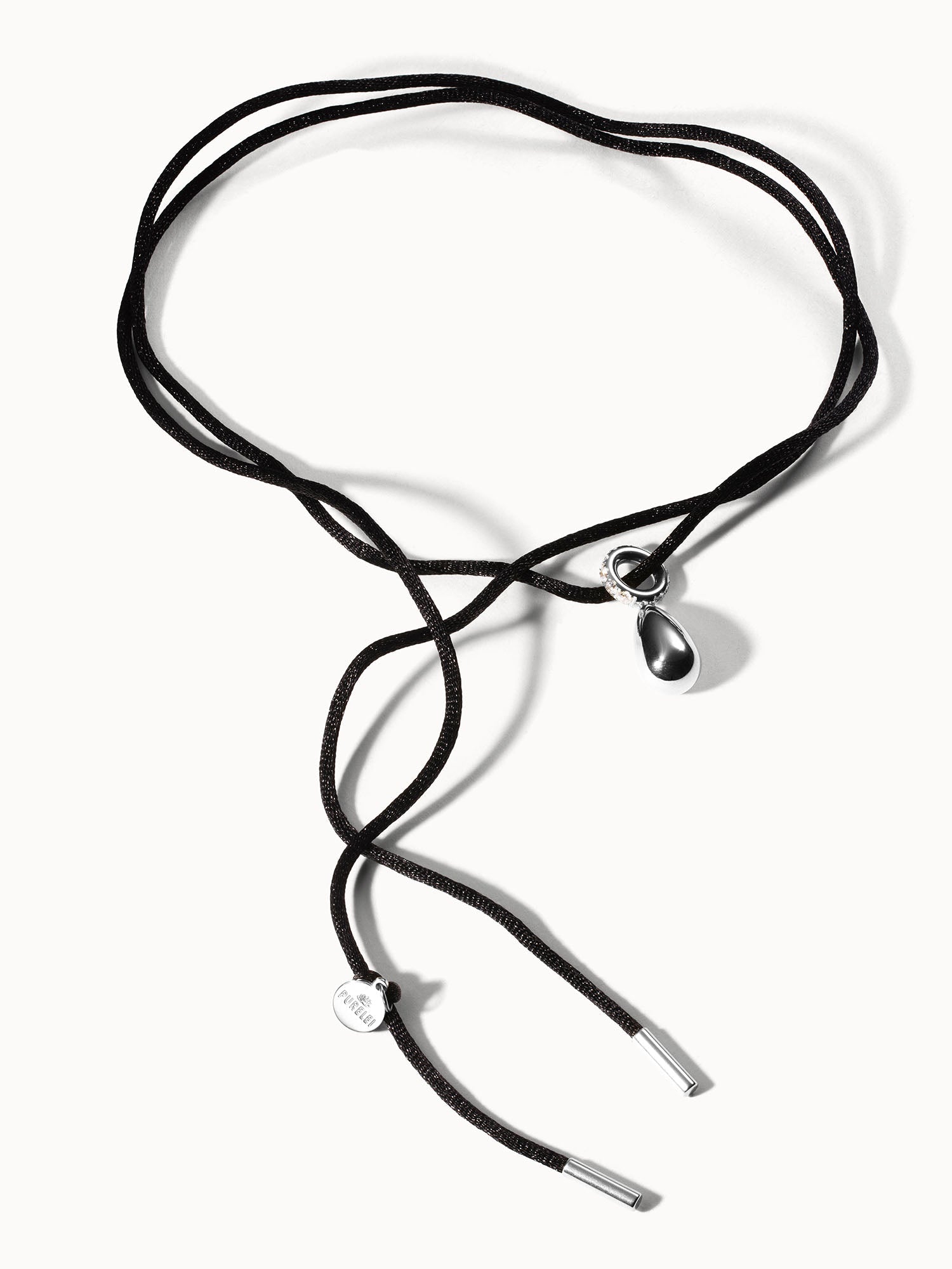 Black Satin Necklace