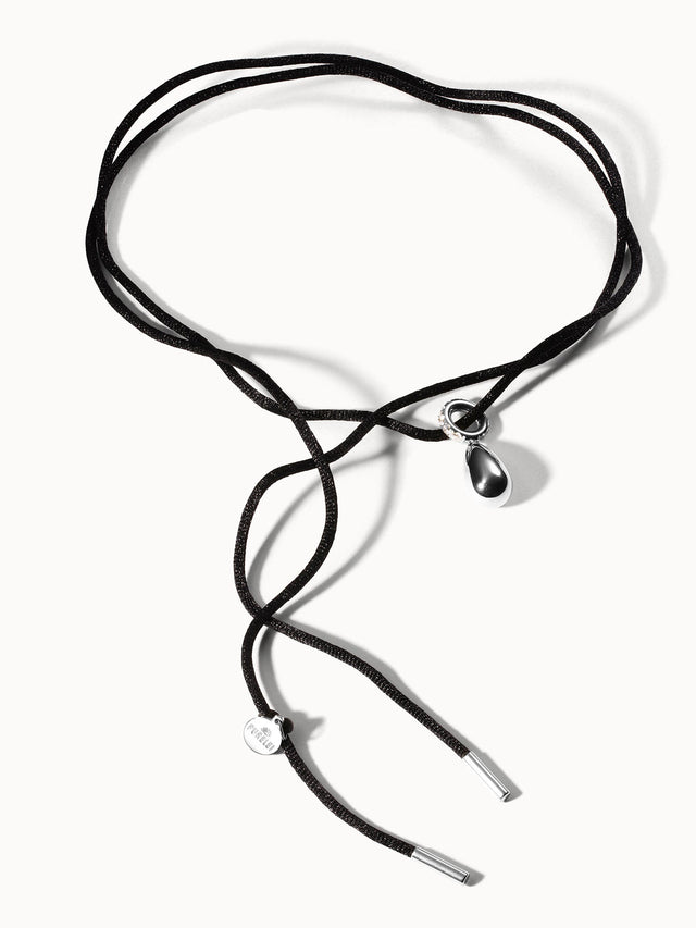 Black Satin Necklace
