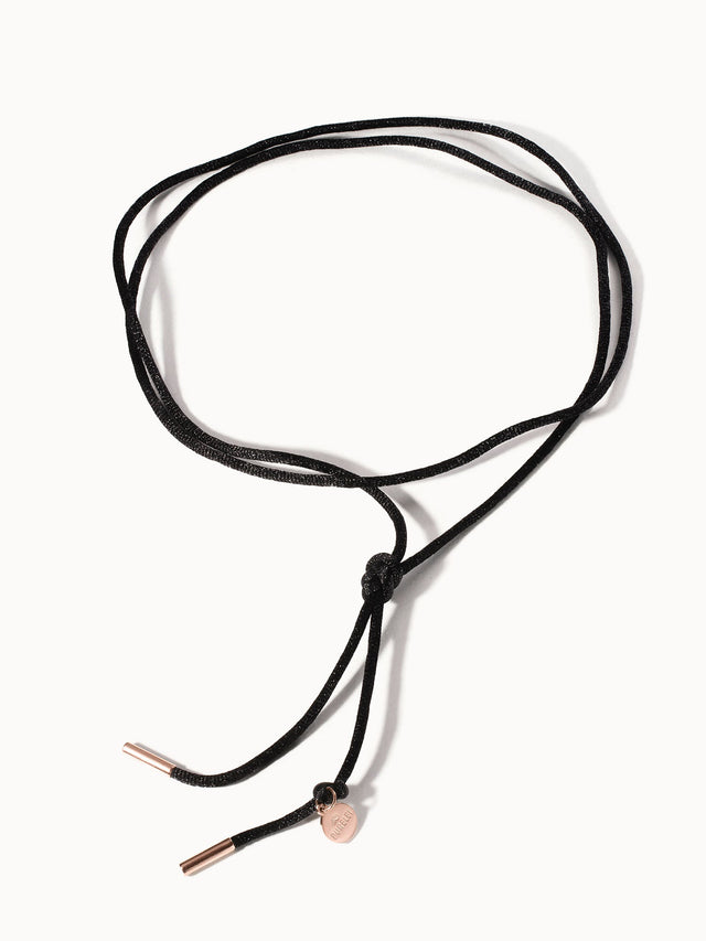 Black Satin Necklace