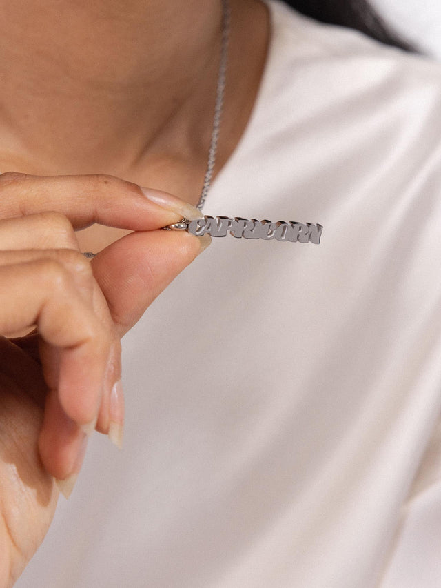Capricorn Letter Charm