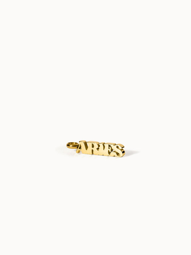 Charm Lettre Aries