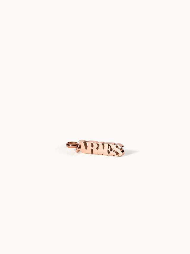 Charm Lettre Aries