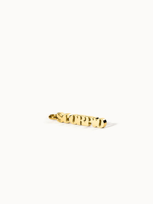 Charm Lettre Scorpio