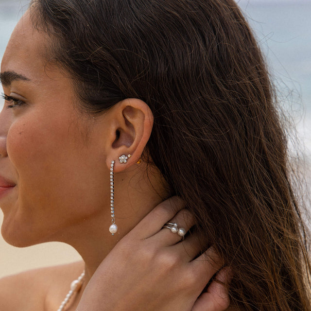 Boucles d'Oreilles Shimmering Pearl