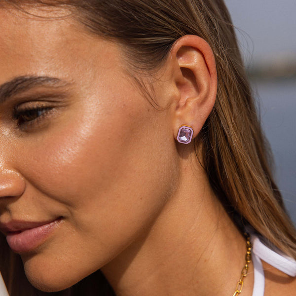 Purple Power Earring