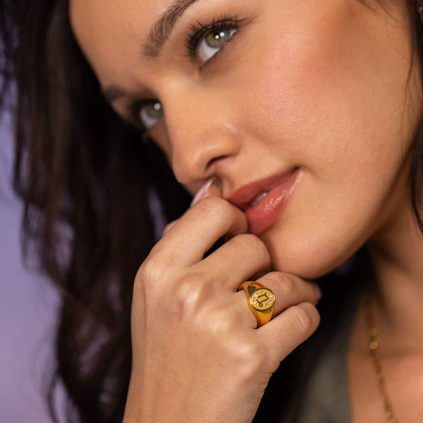 Capricorn Zodiac Ring