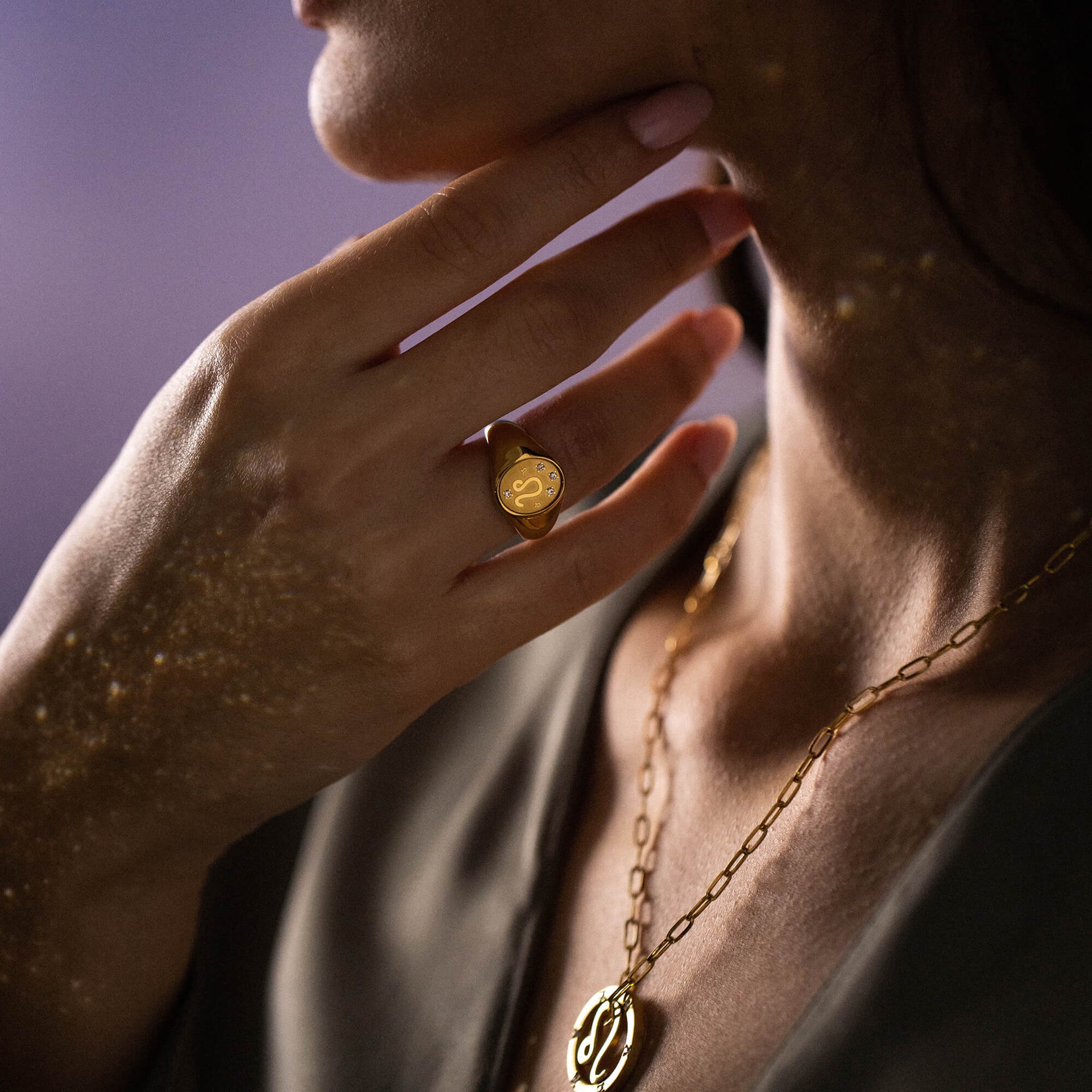 Leo Zodiac Ring