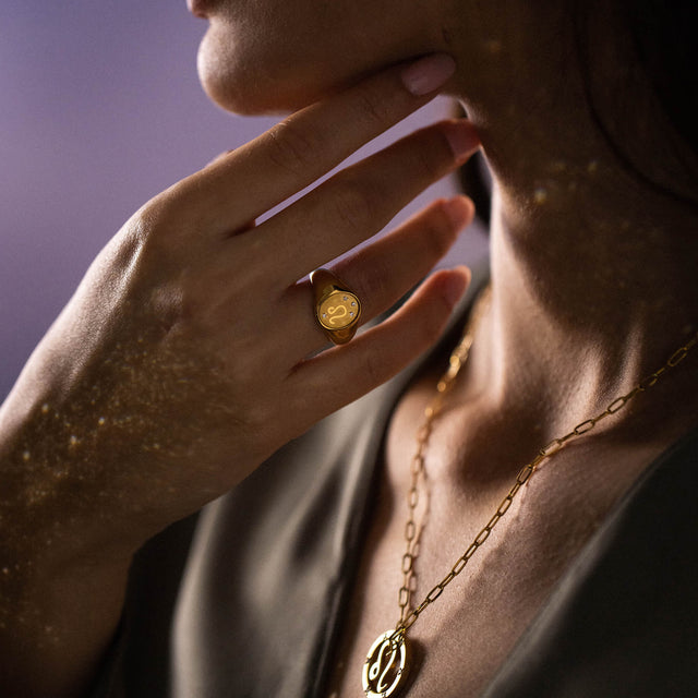 Leo Zodiac Ring