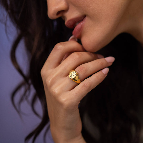 Leo Zodiac Ring