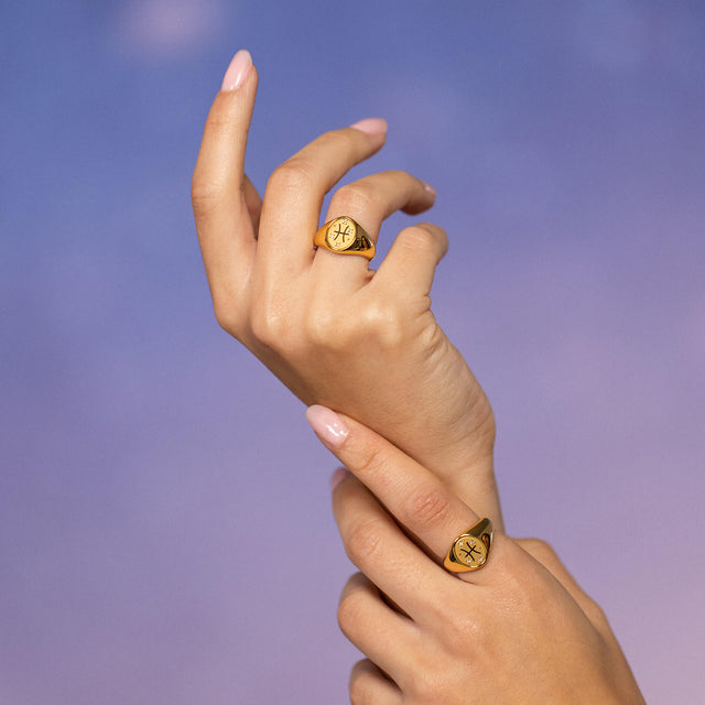 Pisces Zodiac Ring