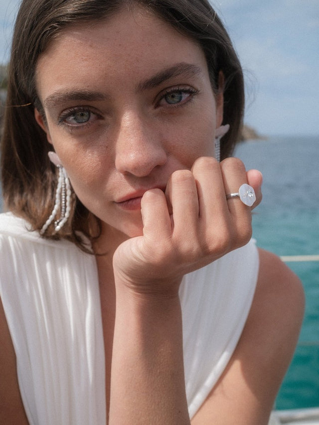 Allure Ring with Pearl - INT PURELEI