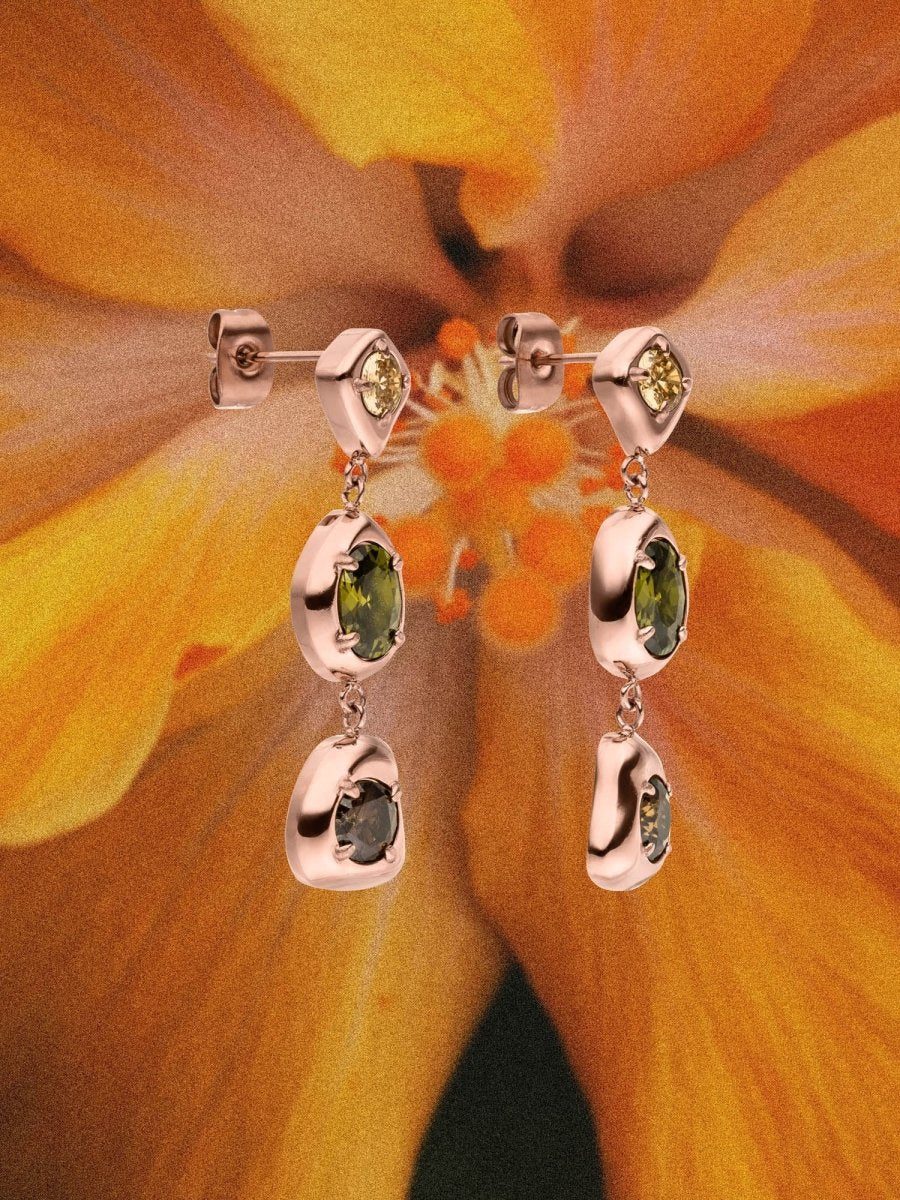 Feel Golden Earrings - INT PURELEI