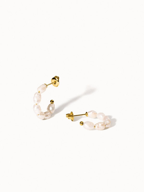 Organic Pearl Earrings - INT PURELEI