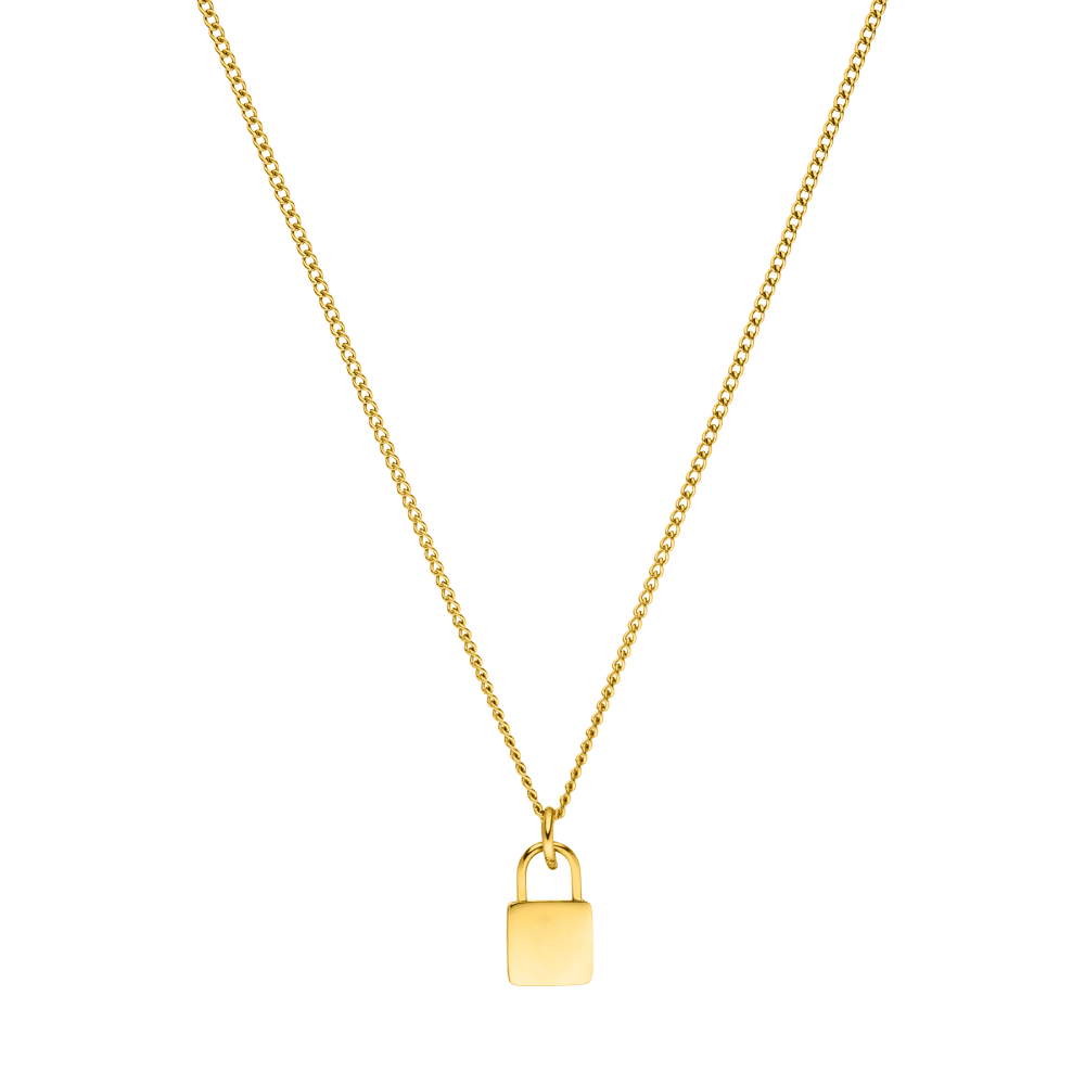 Padlock Charm Necklace - INT PURELEI