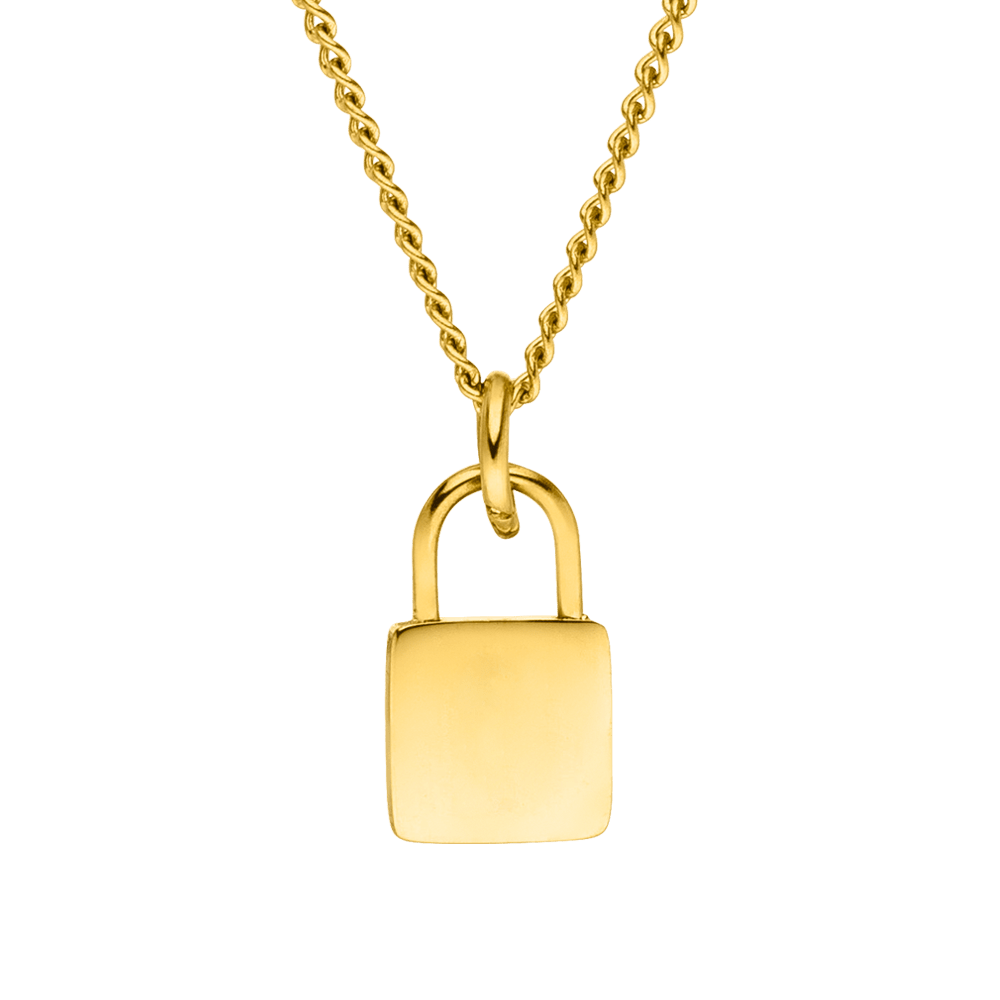 Padlock Charm Necklace - INT PURELEI