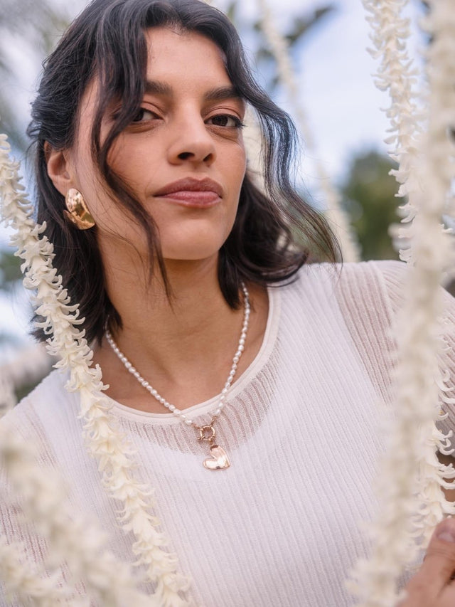 Pearl Charm Necklace - INT PURELEI