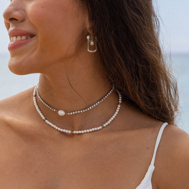 Shimmering Pearl Necklace - INT PURELEI