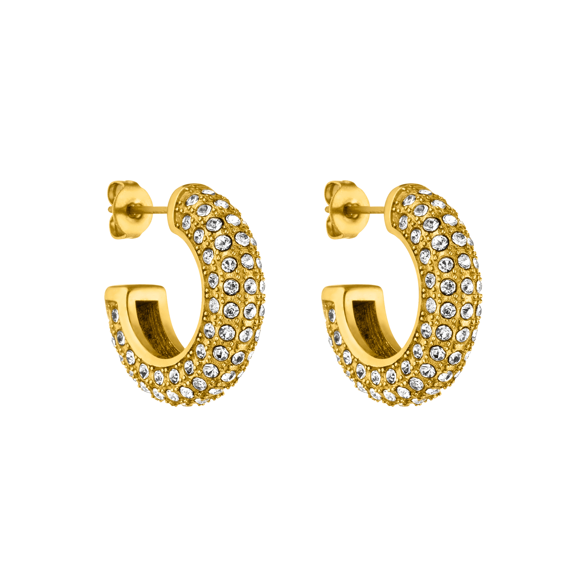 Big Glitter Earring