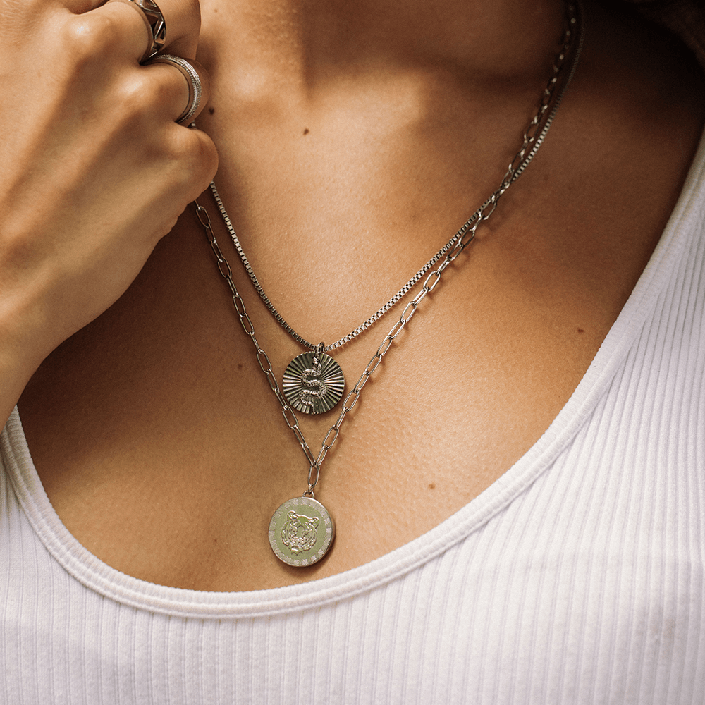 Snake Coin Necklace - INT PURELEI