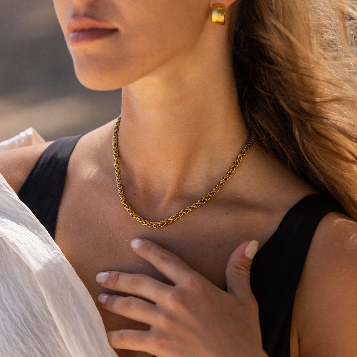 Twisted Bold Necklace - INT PURELEI