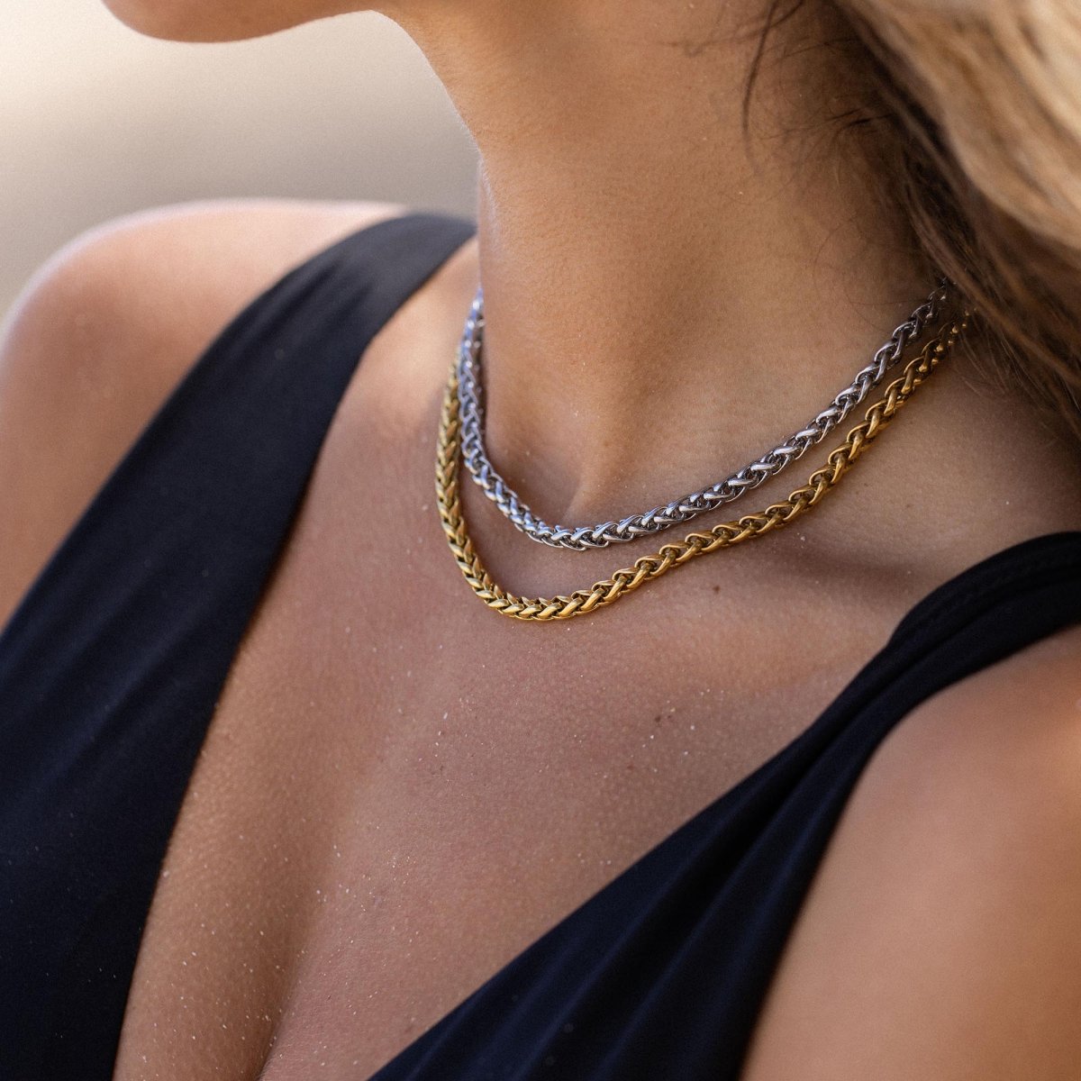 Twisted Bold Necklace - INT PURELEI